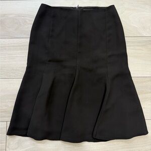 ZARA WOMAN BLACK MERMAID MIDI SKIRT SIZE US 6 / EUR 38